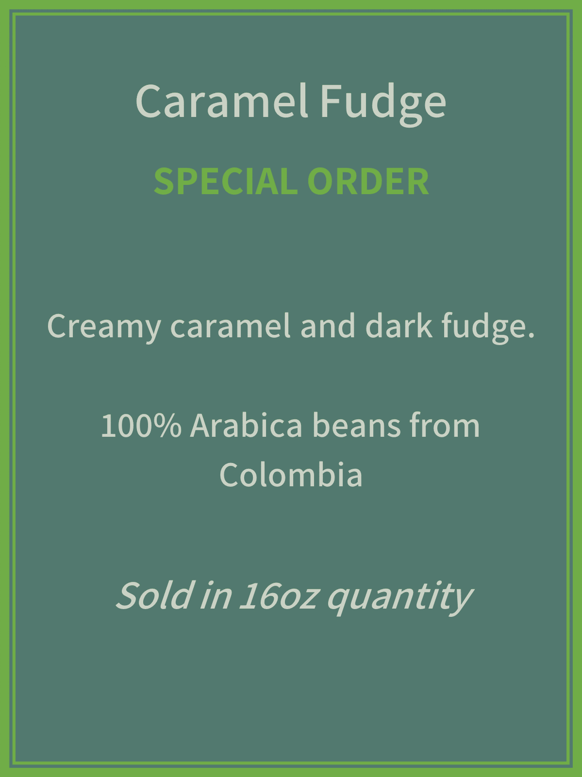 Caramel Fudge **
