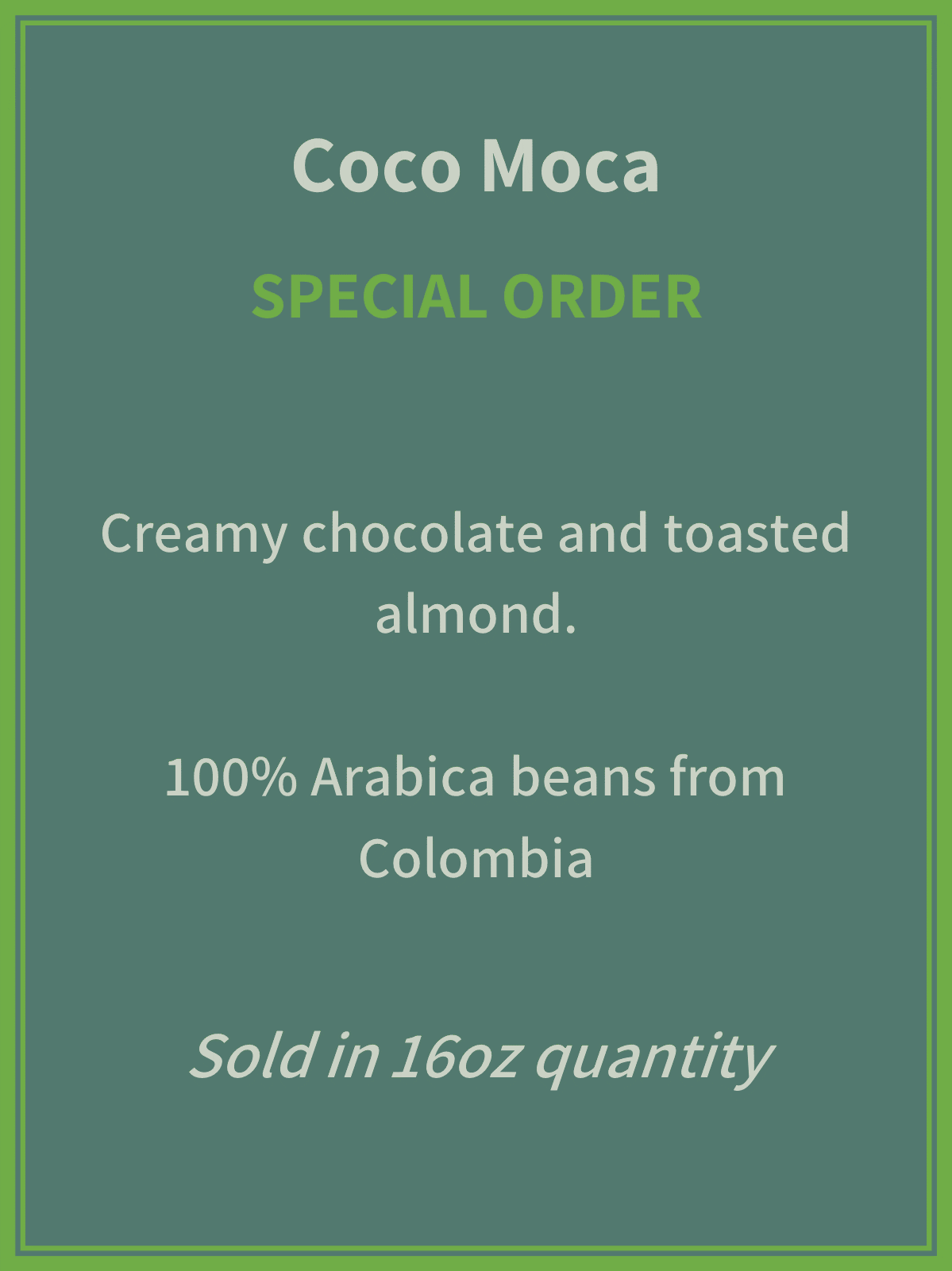 Coco Moca **